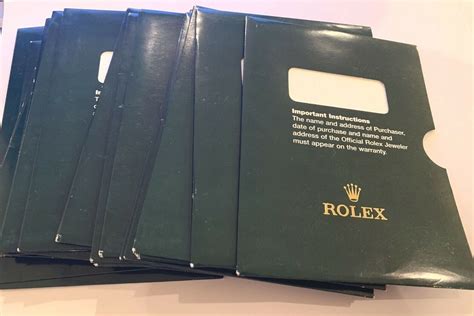 rolex warranty booklet|Rolex pre owned warranty.